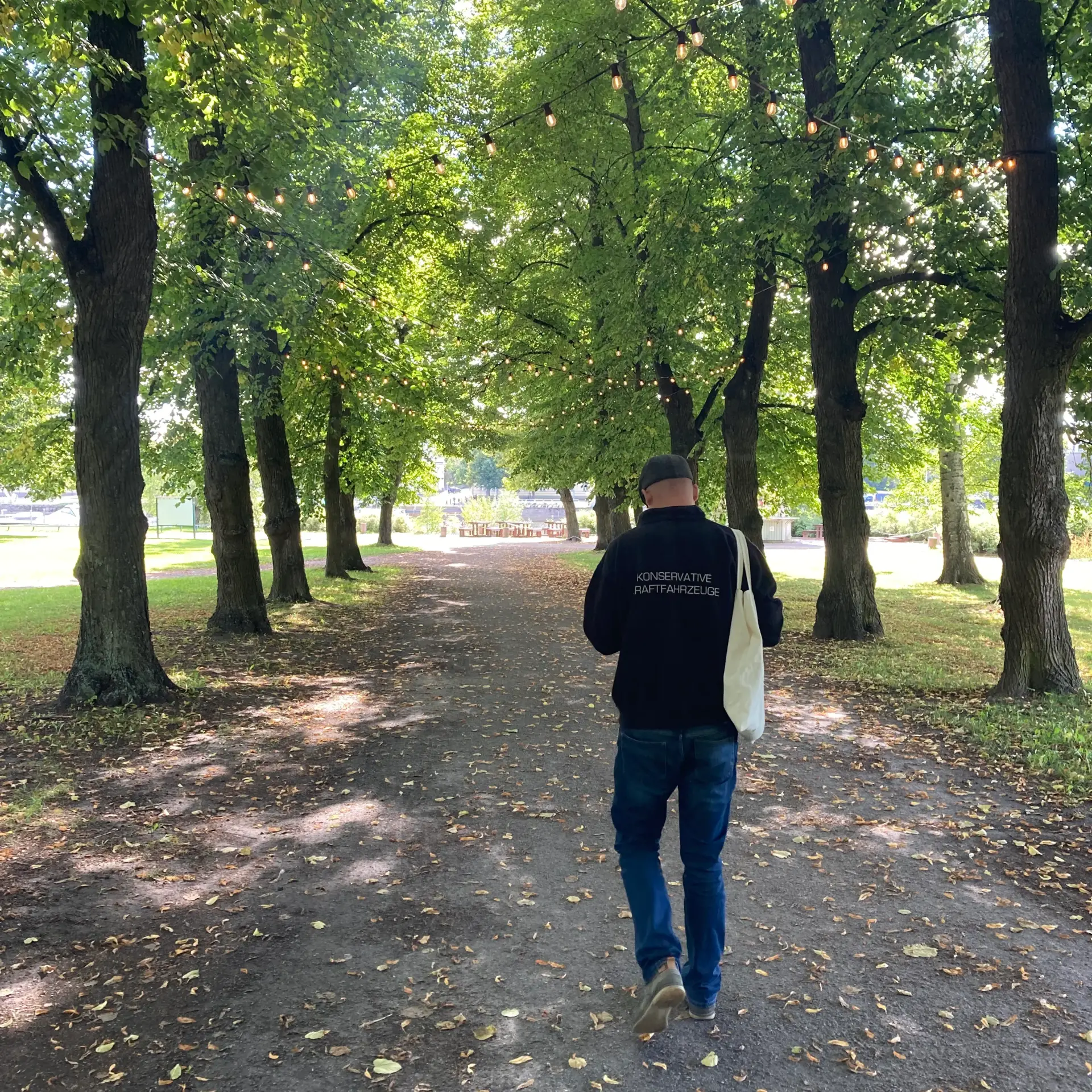 Der Kirjurinluoto Park in Pori, in dem jedes Jahr ein Jazzfestival abgehalten wird