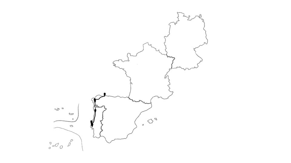 Die Reiseroute unserer Europareise // Von Portugal nach Spanien // Reisewoche 37