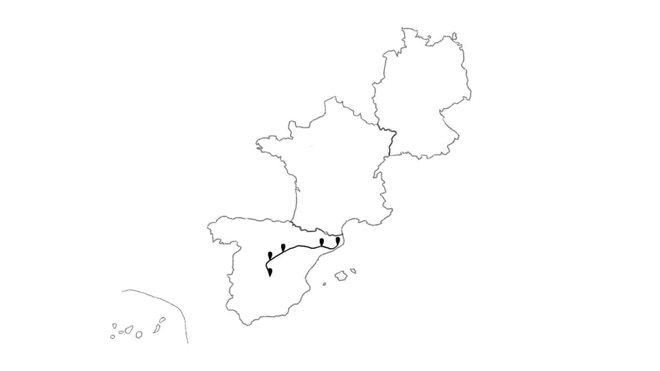 Die Reiseroute unserer Europareise // Unterwegs in Spanien // Reisewoche 27