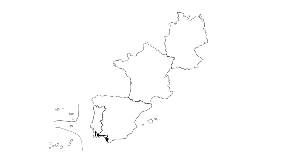 Die Reiseroute unserer Europareise // Von Spanien nach Portugal // Reisewoche 35
