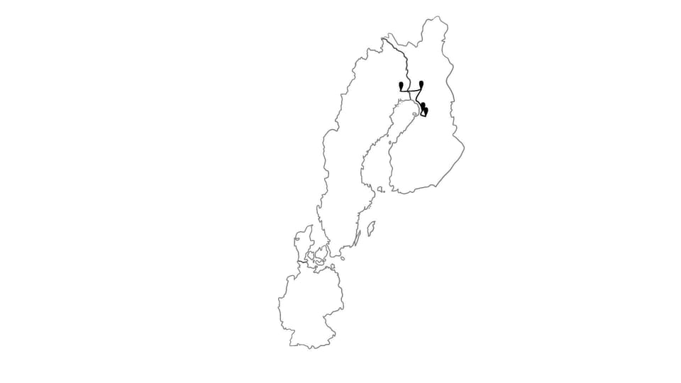 Die Reiseroute unserer Europareise // Von Schweden nach Finnland // Reisewoche 5